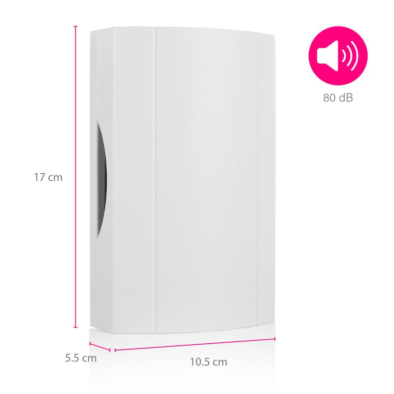 Byron Chime with Integrated Transformer - Easy 2-Wire Installation -