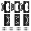 HBL' 6Pcs Door Hinges 304 Stainless Steel Flush Mount 105MM
