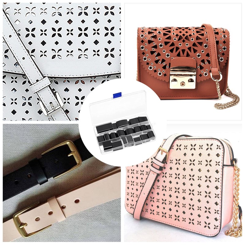 52 Shapes Style Hollow Punch Tool, Leathercraft Punch Tool Set,