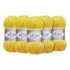 Alize Diva Paquete Con 5 Bolas Del Mismo Color 100