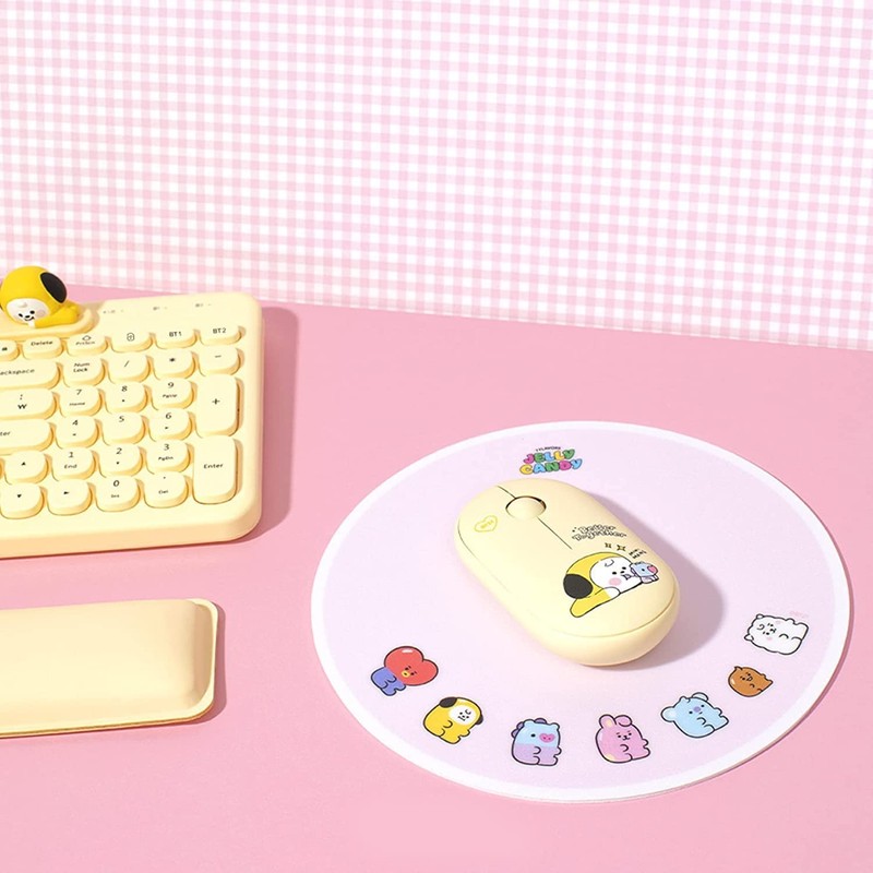 ROYCHE BTS Inspired Characters Multi Pairing Wireless Mouse, Little Buddy