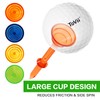 ToVii 3-1/4" Big Cup Plastic Golf Tees 40 Pack｜Excellent Durability