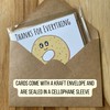 Funny Postal Worker Thank You Card | You're The Man