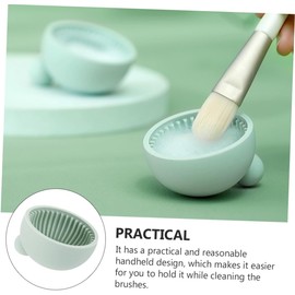 VICASKY Tapete de Brochas de Maquillaje de Silicona Profesional Texturizado con Puntos Convexos y para Limpieza de Pinceles de Ojos y Cejas Uso Casa y Salones Color Color Aleatorio