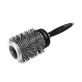 TB TOOLS FOR BEAUTY T4B LUSSONI Professional Antistatic Styling Brush with Ribbed Bristles Black 65 mm Pack of 1