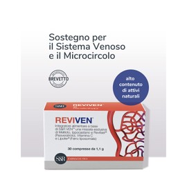 S&R Farmaceutici | REVIVEN - Integratore Alimentare per favorire la funzionalità della Circolazione Venosa, 30 compresse da 1,1 g