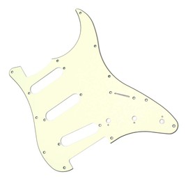 Alnicov 11 Hole Sss Guitar Strat Pick Guard Fits For Standard Strat Modern Guitar Replacement,Mint Green