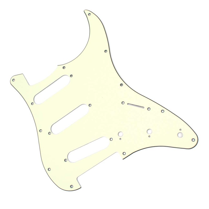 Alnicov 11 Hole Sss Guitar Strat Pick Guard Fits For