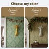 WOPARTY Decorative Gold Giraffe Head Wall Mount with Glasses, Resin