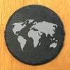Wanderlust on Your Table: World Map Coasters for Globetrotters -