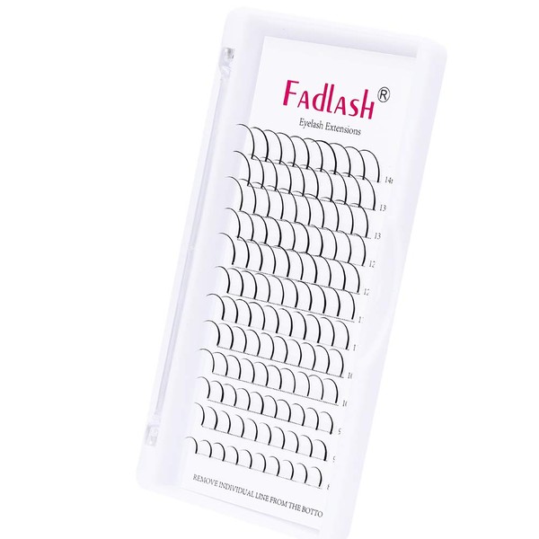 FADLASH Spike Lash Extensions Mixed Tray Premade Spikes Eyelash Extensions