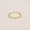 Mameloly 1.5mm 14K Gold Plated Wedding Bands for Women Dainty