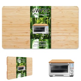 GWYXC Bamboo Cutting Board for Breville BOV900BSS Smart Oven Air Fryer Pro, 20.1" x 11.8" Toaster Oven Smart Oven Accessories With Heat-Resistant Non-Skid Silicone Feet for Countertop Convection Oven