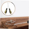 TEHAUX 2Pcs Nail Puller Tool with Shaped Fork Heavy Duty