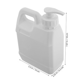 Outanaya Plastic Shampoo Refill Bottle Travel Toiletries Dispenser Versatile Shower Gel Lotion Pump