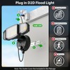 iMaihom Dusk to Dawn Outdoor Lighting, Plug in Flood Light,