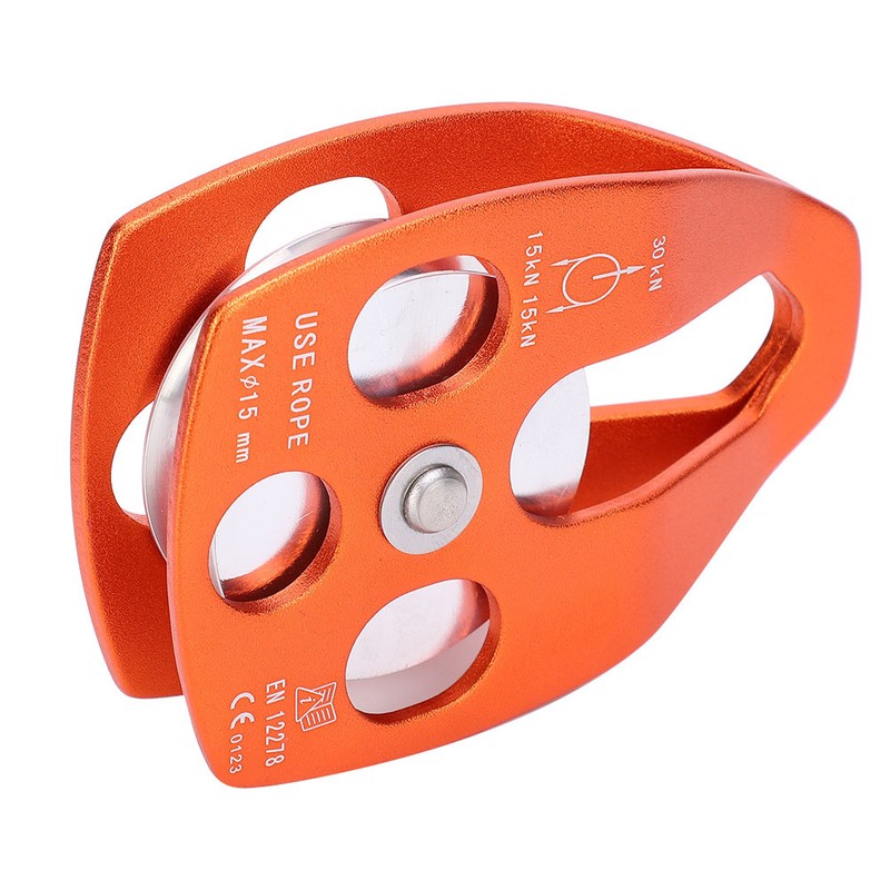 30KN Large Single Pulley Bearing Sheave Sliding Side Plate for