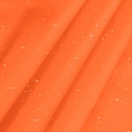 Vonty Waterproof Fabric Ripstop Nylon Fabric by The Yard - 60 Inch Wide(3 Yard), Water Proof Orange Fabrics Lightweight Kite Fabrics for Tent Bag Tarp DIY Craft Travel Outdoor