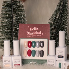 Thezel The Gel Felice Navidad 5-piece set winter color gel / 더젤 펠리스 나비다드 5종 세트 겨울 컬러젤