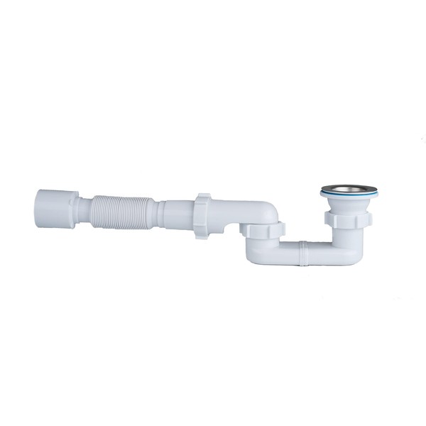 Bath Shower Drain Low Profile p Trap 1 1/2" Bath