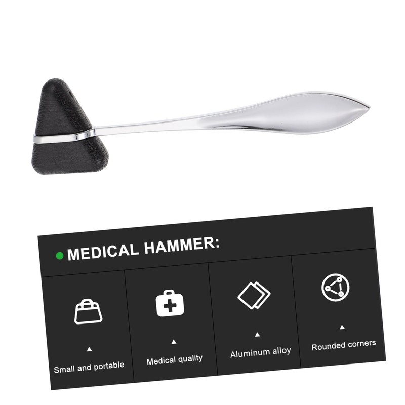 CIYODO 2Pcs Reflex Hammer Medical Percussion Hammers for Neurological Testing