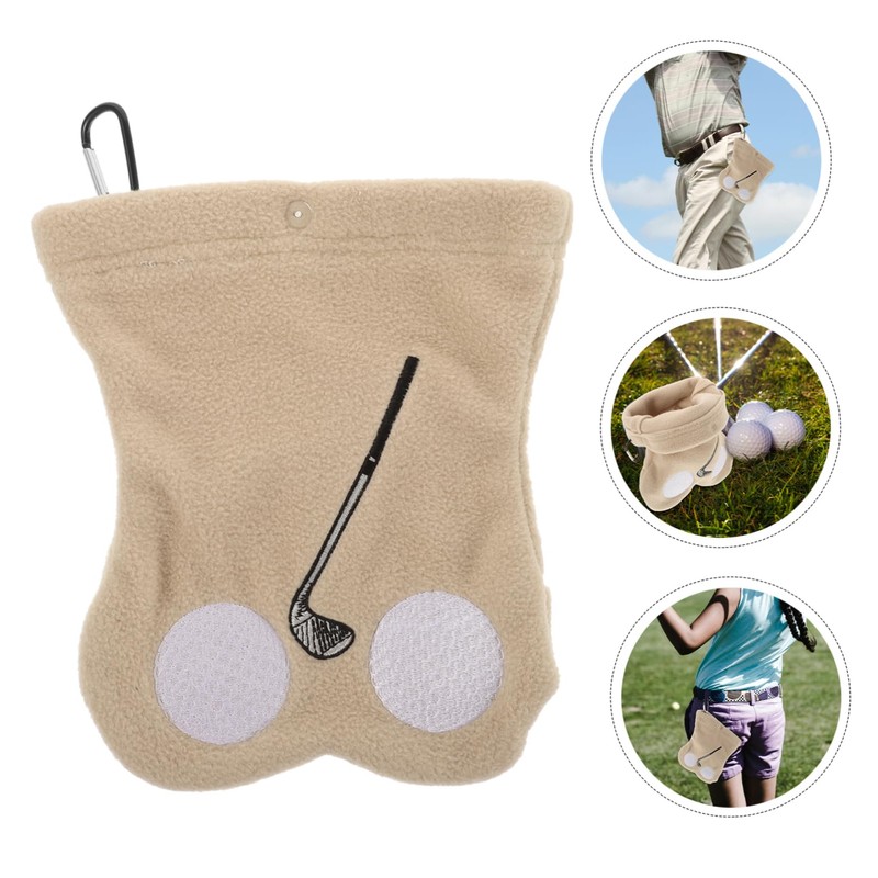 BIUDECO Lightweight Golf Ball Holder Pouch Waist Bag for Golfing