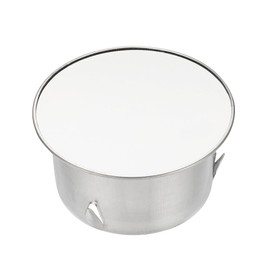 PATIKIL Chimney Hole Cap, 83mm(3.3 Inch) Adjustable Round Stainless Steel Flue Hole Cover Stove Pipe Cap Pipe Cover for Kitchen Balcony Sewer, Silver Tone
