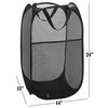 Deluxe Pop-up Laundry Hamper (Black)