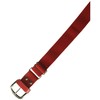 WILSON mens 1" apparel belts, Scarlet, 18 inches x 22