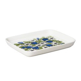 1069588 Arabian Crocus Plate, Plate, 5.9 x 7.5 inches (15 x 19 cm), Green