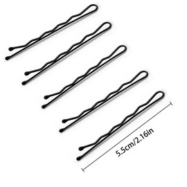 2.2 inch Bobby Pins Blonde Hair, 100 Pcs Gold Bobby Pins, Medium Size Wavy Bobby Pin, Secure Hold Bobby Pins with Store box, Hair Pins for Kids, Girls and Women