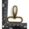 Wuuycoky Bronze 1" Inner Diameter Oval Ring Small Olive Buckle