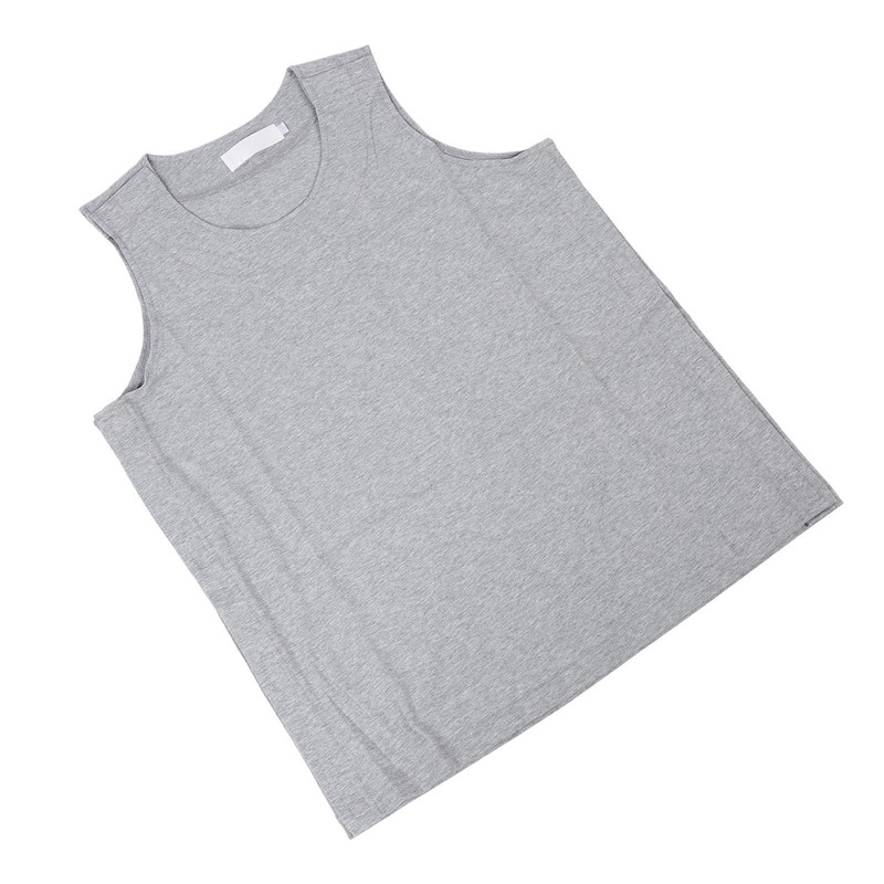 Unisex Cotton Vest Easy Wear Removal Side Full Opening Sleeveless