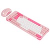 Keyboard and Mouse Combo 84 Keys QWERTY Layout USB Receiver