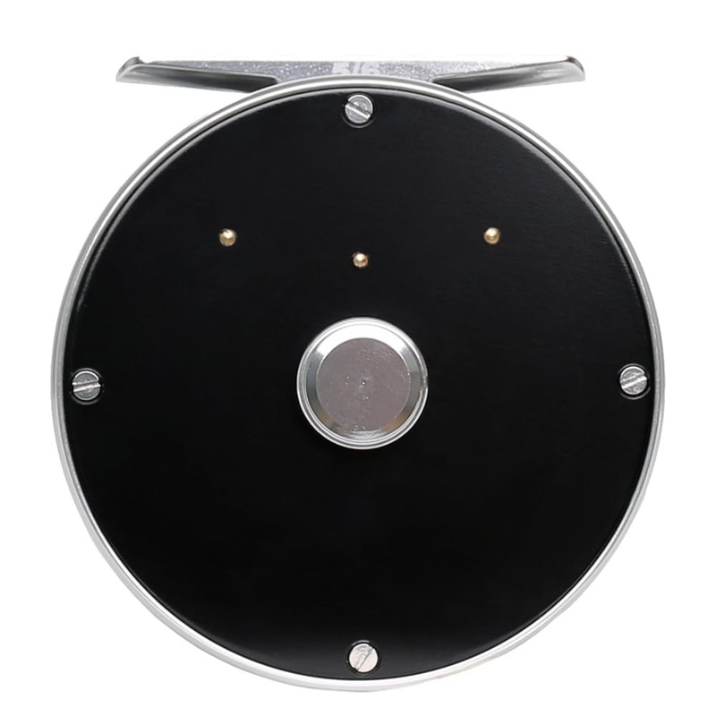 Vintage Classic Fly Fishing Reel,Right/Left Handle Position, Fly Reel (Black,