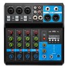 Mini Audio DJ Mixer Live Mixer Bluetooth 5-Channel Stereo Live