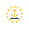 Rhode Island State Flag Vinyl Decal Sticker | Free Shipping