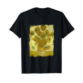 Sunflowers by Vincent Van Gogh Famous Painting T-Shirt