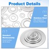 sourcing map 5Pcs 1-1/4" Stainless Steel SAE Flat Washers, 1.39"
