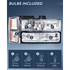 Nilight Headlight Assembly Compatible with 1994 1995 1996 1997 1998