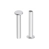 sourcing map 100 Pcs 3mm x 18mm Aluminum Flat Head