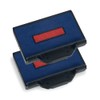 Trodat Swop Pads 6/53/2 Replacement Ink Pads - Red/Blue