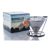 Buphallo Stainless Steel Pour Over Cone Coffee Dripper – Reusable