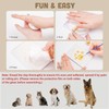 TIAMORK Paw Print Kit with Picture Frame and Imprint Clay,