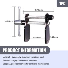 Arwrilt Brake Caliper Compression Tool, Druable Caliper Piston Compressor Tool, Brake Caliper Piston Tool, Universal Repaired Tools for Disc Brake Pads