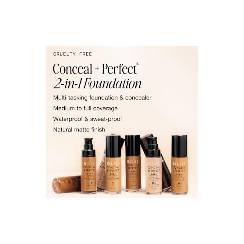 Milani | Base de Maquillaje Pigmentada 2 en 1 con
