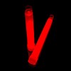 KNIXS Pack of 25 power glow sticks/glow lights red (15cm)