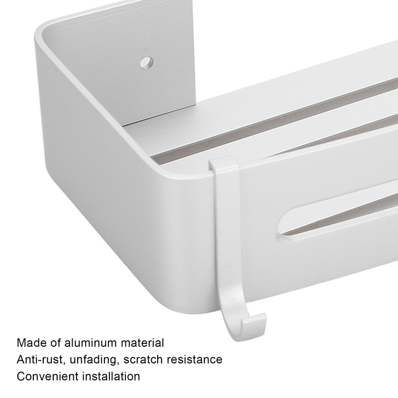 Wall Storage Rack Aluminum Corner Shower Caddies Wall Mounted Bathroom