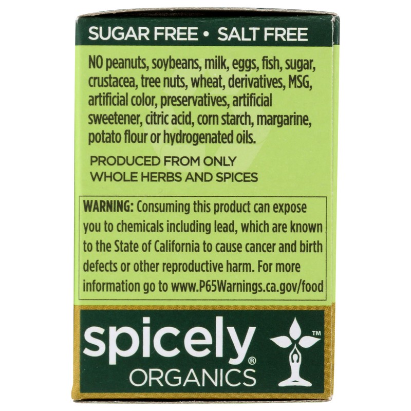 SPICELY Organic Curry Powder, 0.45 OZ