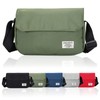 Unibazu Men's Women's Shoulder Bag, Small, Lightweight, Cross-body Nylon, Simple,